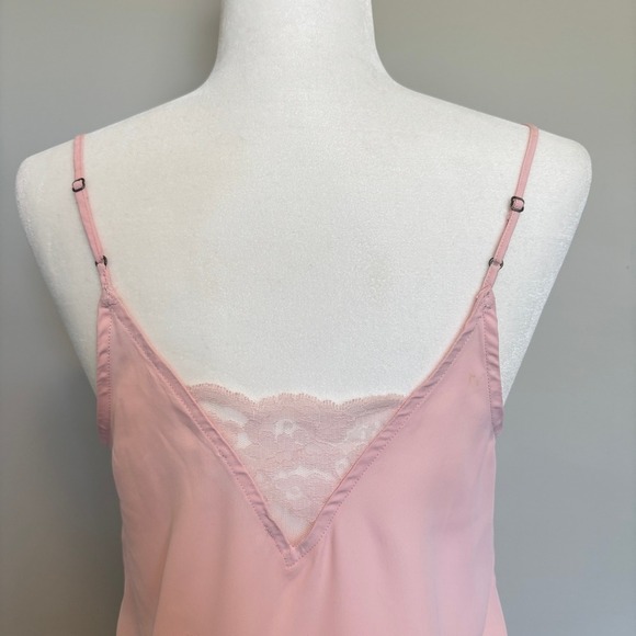 Hollister Women's Small Cami V-Neck Pink Lace Coquette Fairy Feminine Y2K Lover - Picture 4 of 9